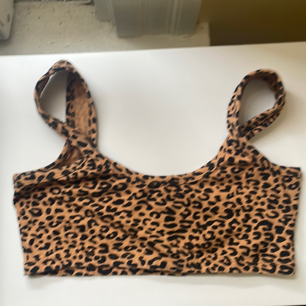 ARQ cheetah print bra